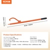 image:imageVEVOR 465 Log Lifter with Wooden Handle Adjustable Heavy Duty Log Roller Cant Hook Opening Felling Log Roller Log Cant Hook Logging Tools for Rolling Raising Turning Logs up to 18 DiaSteel Handle 465