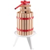 image:imageVEVOR 475 Gal18L Fruit Wine Press Solid Wood Basket with 8 Blocks Heavy Duty Manual Juice Maker Cider Apple Grape Tincture Honey Olive Oil Making Press with Handle for Kitchen Home16 Gal