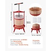 image:imageVEVOR 475 Gal18L Fruit Wine Press Solid Wood Basket with 8 Blocks Heavy Duty Manual Juice Maker Cider Apple Grape Tincture Honey Olive Oil Making Press with Handle for Kitchen Home18 L