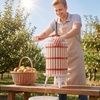 image:imageVEVOR 475 Gal18L Fruit Wine Press Solid Wood Basket with 8 Blocks Heavy Duty Manual Juice Maker Cider Apple Grape Tincture Honey Olive Oil Making Press with Handle for Kitchen Home793 Gal
