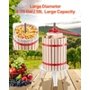 image:imageVEVOR 475 Gal18L Fruit Wine Press Solid Wood Basket with 8 Blocks Heavy Duty Manual Juice Maker Cider Apple Grape Tincture Honey Olive Oil Making Press with Handle for Kitchen Home475 Gal