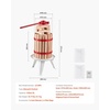 image:imageVEVOR 475 Gal18L Fruit Wine Press Solid Wood Basket with 8 Blocks Heavy Duty Manual Juice Maker Cider Apple Grape Tincture Honey Olive Oil Making Press with Handle for Kitchen Home16 Gal