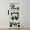 image:imageVEVOR 4Tier Foldable Storage Shelf 26W x 13D x 46H Inch Folding Metal Rack Shelving Unit No Assembly Organizer Shelf with 5 Wheels amp 4 Hooks for Pantry Kitchen Garage Basement BlackWhite