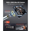 image:imageVEVOR 4Way Articulating Borescope with Light True 1080P HD Industrial Endoscope Inspection Camera with Articulated Probe Flexible Snake Scope Cam for Wall Automotive Engine Inspect49FT024inch Probe