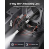image:imageVEVOR 4Way Articulating Borescope with Light True 1080P HD Industrial Endoscope Inspection Camera with Articulated Probe Flexible Snake Scope Cam for Wall Automotive Engine Inspect49FT024inch Probe