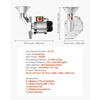image:imageVEVOR 550W Electric Fruit Apple Crusher SUS304 Desktop Crushing Machine Grinds Whole Apples Up to 276 Dia 60 KGH Capacity Cider Press for Apples Pears Pineapple Guava Carrot Potato550W