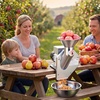 image:imageVEVOR 550W Electric Fruit Apple Crusher SUS304 Desktop Crushing Machine Grinds Whole Apples Up to 276 Dia 60 KGH Capacity Cider Press for Apples Pears Pineapple Guava Carrot Potato550W