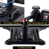 image:imageVEVOR 8 in 1 Heat Press Machine 15x15 Inch 360 Swing Away Tshirt Press Digital Professional Sublimation Heat Transfer for T Shirts Hat Cap Mug PlateBlack  Red
