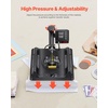image:imageVEVOR 8 in 1 Heat Press Machine 15x15 Inch 360 Swing Away Tshirt Press Digital Professional Sublimation Heat Transfer for T Shirts Hat Cap Mug PlateBlack