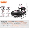 image:imageVEVOR 8 in 1 Heat Press Machine 15x15 Inch 360 Swing Away Tshirt Press Digital Professional Sublimation Heat Transfer for T Shirts Hat Cap Mug PlatePink