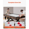 image:imageVEVOR 84 Air Hockey Table Indoor Arcade Table Gaming Set with 2 Pushers 2 Pucks Electronic Scorer XShaped Legs amp HighPowered Blower Air Powered Hockey Game Table for Family Game Room Office