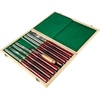image:imageVEVOR 8Piece Wood Lathe Chisel Kit HSS Steel Blades Woodworking Turning Tools with Wooden Storage Case Ideal for Wood Root and Furniture Carving  Red