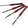 image:imageVEVOR 8Piece Wood Lathe Chisel Kit HSS Steel Blades Woodworking Turning Tools with Wooden Storage Case Ideal for Wood Root and Furniture Carving  Red