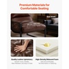 image:imageVEVOR Accent Chair Modern PU Leather Armchair Cozy Upholstered Chair with Soft Foam Cushioning Sturdy Metal Frame and Detachable Cushion for Living Room Bedroom Reading Room Office BrownBrown
