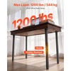 image:imageVEVOR Adjustable Table Legs 2440 in Round Steel Furniture Legs 1200 lbs Max Load Heavy Duty Quick Installation Ideal for Home Office Desk DIY Coffee Dinner Bar Tables Workbenches 4 PCS Black