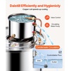 image:imageVEVOR Alcohol Still 132 Gal  50 L Stainless Steel Water Alcohol Distiller with Copper Coil Home Brewing Refining Fermentation Kit with Thermometer amp Pump for Wine Whisky Brandy Silver