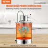 image:imageVEVOR Alcohol Still 132Gal50L Alcohol Distiller Stainless Steel Distillery Kit for Alcohol With Copper Tube amp Pump Home Brewing Kit Buildin Thermometer for DIY Whisky Wine BrandySilver