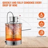image:imageVEVOR Alcohol Still 132Gal50L Alcohol Distiller Stainless Steel Distillery Kit for Alcohol With Copper Tube amp Pump Home Brewing Kit Buildin Thermometer for DIY Whisky Wine BrandySilver