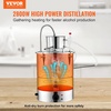 image:imageVEVOR Alcohol Still 132Gal50L Alcohol Distiller Stainless Steel Distillery Kit for Alcohol With Copper Tube amp Pump Home Brewing Kit Buildin Thermometer for DIY Whisky Wine BrandySilver