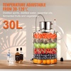 image:imageVEVOR Alcohol Still 132Gal50L Alcohol Distiller Stainless Steel Distillery Kit for Alcohol With Copper Tube amp Pump Home Brewing Kit Buildin Thermometer for DIY Whisky Wine BrandySilver