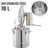 image:imageVEVOR Alcohol Still 185Gal70L Alcohol Distiller with Ceramic Balls for Purer Wine Distillery Kit for Alcohol with Brewing Kit for DIY Whisky Wine Brandy70L