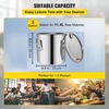 image:imageVEVOR Alcohol Still 3 Gallon Stainless Steel Alcohol Distiller with Copper Tube amp Buildin Thermometer amp Water Pump Double Thumper Keg Home Brewing Kit for DIY Whiskey Wine Brandy3Gal