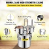 image:imageVEVOR Alcohol Still 3 Gallon Stainless Steel Alcohol Distiller with Copper Tube amp Buildin Thermometer amp Water Pump Double Thumper Keg Home Brewing Kit for DIY Whiskey Wine Brandy3Gal