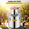 image:imageVEVOR Alcohol Still 3Gal12L Alcohol Distiller Stainless Steel Distillery Kit for Alcohol With Copper Tube Home Brewing Kit Buildin Thermometer for DIY Whisky Wine Brandy3Gal