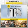 image:imageVEVOR Alcohol Still 3Gal12L Alcohol Distiller Stainless Steel Distillery Kit for Alcohol With Copper Tube Home Brewing Kit Buildin Thermometer for DIY Whisky Wine Brandy5Gal