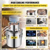 image:imageVEVOR Alcohol Still 3Gal12L Alcohol Distiller Stainless Steel Distillery Kit for Alcohol With Copper Tube Home Brewing Kit Buildin Thermometer for DIY Whisky Wine Brandy3Gal