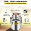 image:imageVEVOR Alcohol Still 3Gal12L Alcohol Distiller Stainless Steel Distillery Kit for Alcohol With Copper Tube Home Brewing Kit Buildin Thermometer for DIY Whisky Wine Brandy5Gal