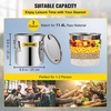 image:imageVEVOR Alcohol Still 3Gal12L Alcohol Distiller Stainless Steel Distillery Kit for Alcohol With Copper Tube Home Brewing Kit Buildin Thermometer for DIY Whisky Wine Brandy3Gal