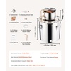 image:imageVEVOR Alcohol Still 8 Gal  30 L Stainless Steel Water Alcohol Distiller with Copper Coil Home Brewing Refining Fermentation Kit with Thermometer for Wine Whisky Brandy Silver8Gal