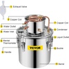 image:imageVEVOR Alcohol Still 8Gal30L Alcohol Distiller Stainless Steel Distillery Kit for Alcohol With Copper Tube amp Pump Home Brewing Kit Buildin Thermometer for DIY Whisky Wine Brandy