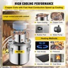 image:imageVEVOR Alcohol Still 8Gal30L Alcohol Distiller Stainless Steel Distillery Kit for Alcohol With Copper Tube amp Pump Home Brewing Kit Buildin Thermometer for DIY Whisky Wine Brandy