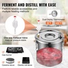 image:imageVEVOR Alcohol Still with Thumper Keg 132Gal  50L Alcohol Distiller Distillery Kit for Alcohol with Copper Tube Buildin Thermometer amp Water Pump for Wine Whisky Brandy