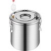 image:imageVEVOR Alcohol Still with Thumper Keg 132Gal  50L Alcohol Distiller Distillery Kit for Alcohol with Copper Tube Buildin Thermometer amp Water Pump for Wine Whisky Brandy