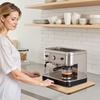 image:imageVEVOR Appliance Slider Large 16 x 12inch Rolling Sliding Tray with Rubber Wheels amp Hollow Handle Easy to Clean Appliance Rolling Tray for Coffee Maker Kitchen Countertop Natural WoodNatural Wood