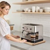 image:imageVEVOR Appliance Slider Large 16 x 12inch Rolling Sliding Tray with Rubber Wheels amp Hollow Handle Easy to Clean Appliance Rolling Tray for Coffee Maker Kitchen Countertop Natural WoodNatural Wood