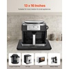 image:imageVEVOR Appliance Slider Large 16 x 12inch Rolling Sliding Tray with Rubber Wheels amp Hollow Handle Easy to Clean Appliance Rolling Tray for Coffee Maker Kitchen Countertop Natural WoodBlack