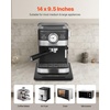 image:imageVEVOR Appliance Slider Large 16 x 12inch Rolling Sliding Tray with Rubber Wheels amp Hollow Handle Easy to Clean Appliance Rolling Tray for Coffee Maker Kitchen Countertop Natural WoodBlack