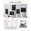 image:imageVEVOR Appliance Slider Large 16 x 12inch Rolling Sliding Tray with Rubber Wheels amp Hollow Handle Easy to Clean Appliance Rolling Tray for Coffee Maker Kitchen Countertop Natural WoodBlack