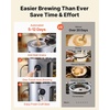 image:imageVEVOR Automatic Home Beer Brewer 1500W Electric Beer Brewing Machine 343 Gal AllinOne Home Brewer with Mash Boil Device 304 Stainless Steel Internal Tank Auto Temperature amp Pressure Control
