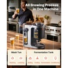 image:imageVEVOR Automatic Home Beer Brewer 343 Gal AllinOne Home Brew Machine 1500W Power Electric Beer Maker Machine with Mash Boil Device 304 Stainless Steel Inner Tank Auto Temp amp Pressure Control