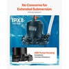 image:imageVEVOR Automatic Pool Cover Pump 12 HP 1600 GPH 120V Submersible Swimming Pool Cover Pump with 25 ft Power Cord 25 ft Max Head Lift Water Removal and Transfer Pump for Pool Draining Hot Tubs12 HP 1575 GPH