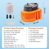 image:imageVEVOR Automatic Pool Cover Pump 12 HP 1600 GPH 120V Submersible Swimming Pool Cover Pump with 25 ft Power Cord 25 ft Max Head Lift Water Removal and Transfer Pump for Pool Draining Hot Tubs110 HP 540 GPH