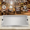 image:imageVEVOR Beer Drip Tray 304 Stainless Steel Kegerator Drip Trays with 4 NonSlip Rubber Pads and Detachable Cover HeatCold Resistant Beer Tower Drip Pan for Bar Restaurant Coffee Shop HomeBeer Drip Tray