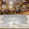 image:imageVEVOR Beer Drip Tray 304 Stainless Steel Kegerator Drip Trays with 4 NonSlip Rubber Pads and Detachable Cover HeatCold Resistant Beer Tower Drip Pan for Bar Restaurant Coffee Shop HomeU drip tray