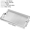 image:imageVEVOR Beer Drip Tray 304 Stainless Steel Kegerator Drip Trays with 4 NonSlip Rubber Pads and Detachable Cover HeatCold Resistant Beer Tower Drip Pan for Bar Restaurant Coffee Shop HomeBeer Drip Tray