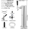 image:imageVEVOR Beer Drip Tray 304 Stainless Steel Kegerator Drip Trays with 4 NonSlip Rubber Pads and Detachable Cover HeatCold Resistant Beer Tower Drip Pan for Bar Restaurant Coffee Shop HomeSingle Faucet Beer Tower